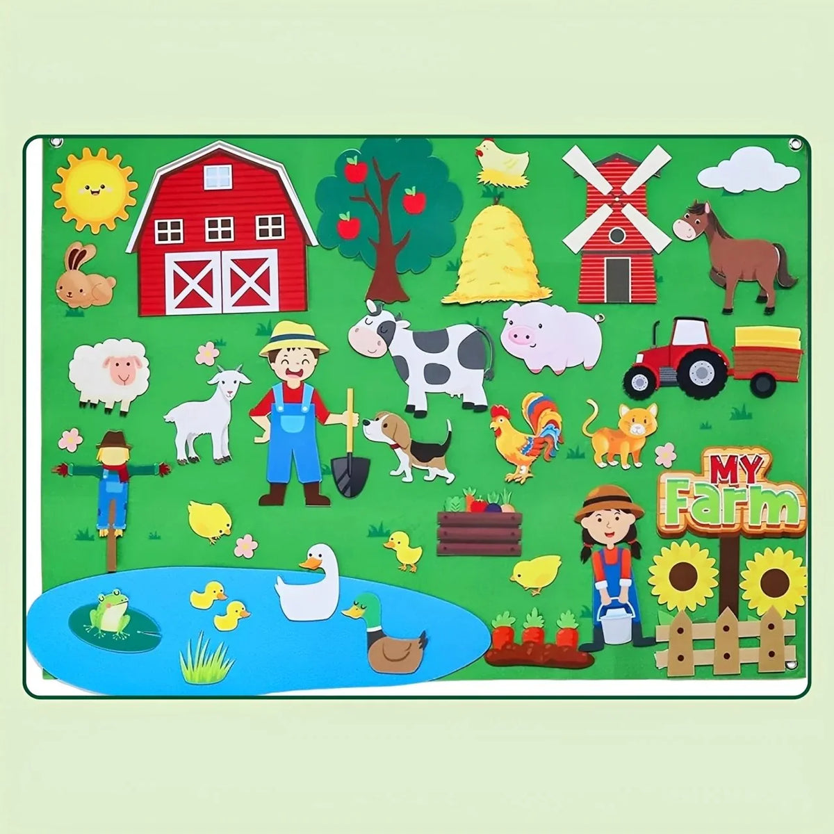 Montessori Adventure Felt Board for Creative Learning
