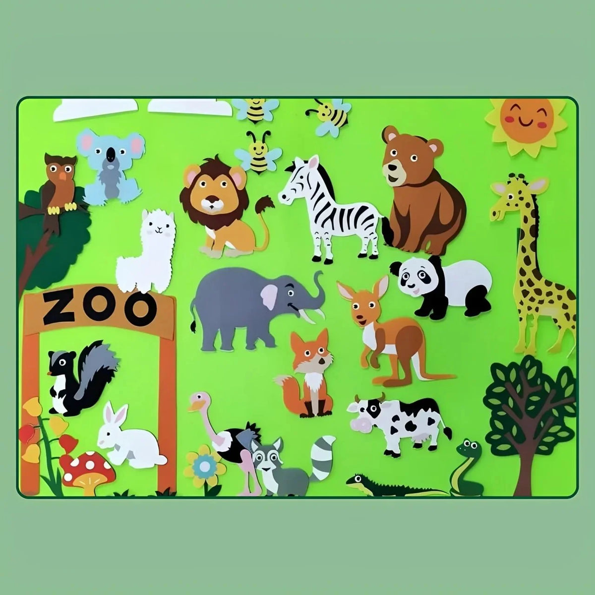 Montessori Adventure Felt Board for Creative Learning
