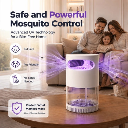 Quiet USB UV Mosquito Trap with Chemical-Free Vortex Fan