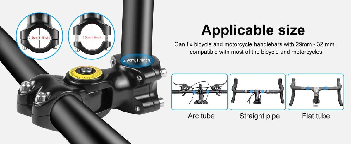 Purpose-Built Motorcycle Handlebar Extendable Selfie Stick for Action
