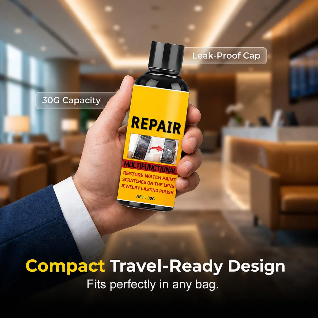 Vehicle-Ready Multifunctional Scratch Repair Polish – Works on All