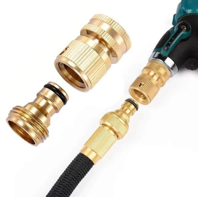 Outdoor Garden Hose Quick Connector for Garden Display