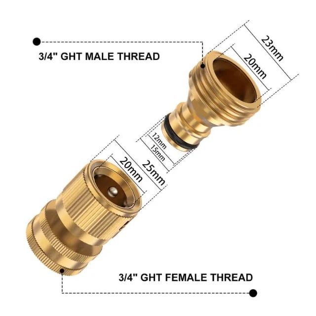 Outdoor Garden Hose Quick Connector for Garden Display