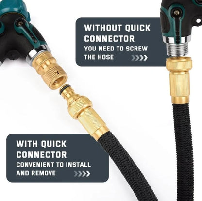 Outdoor Garden Hose Quick Connector for Garden Display