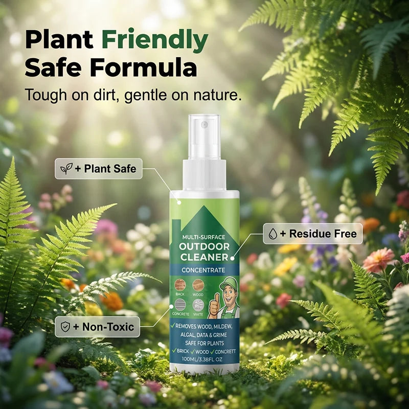 Easy-Care Multi-Surface Outdoor Cleaner Concentrate for Routine Upkeep