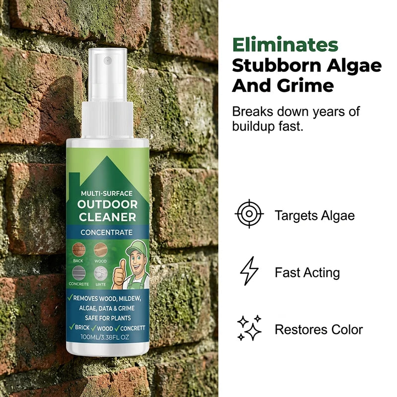 Easy-Care Multi-Surface Outdoor Cleaner Concentrate for Routine Upkeep