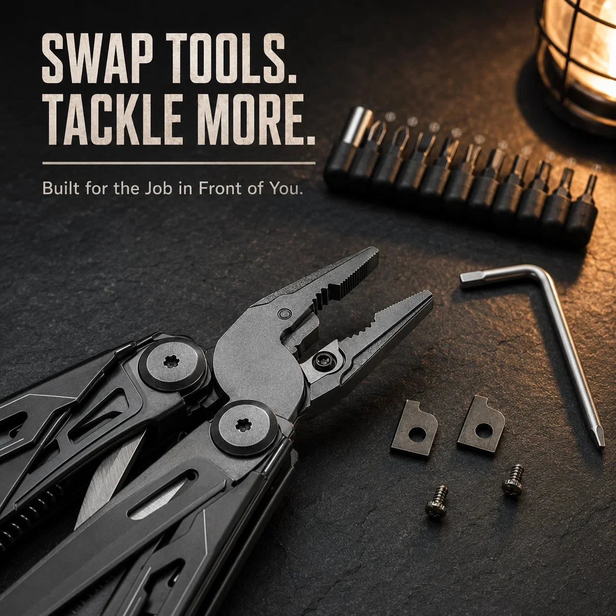Vehicle-Ready 16-in-1 Camping Multi-Tool with Full-Size Scissors &