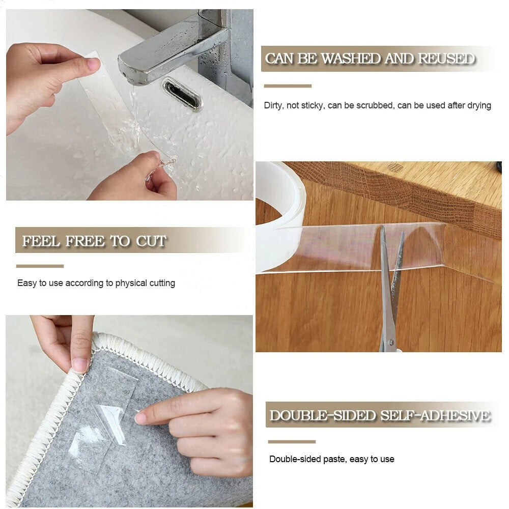 Task-Ready THIS MAGIC NANO TAPE – DAMAGE EVER for Home Upkeep