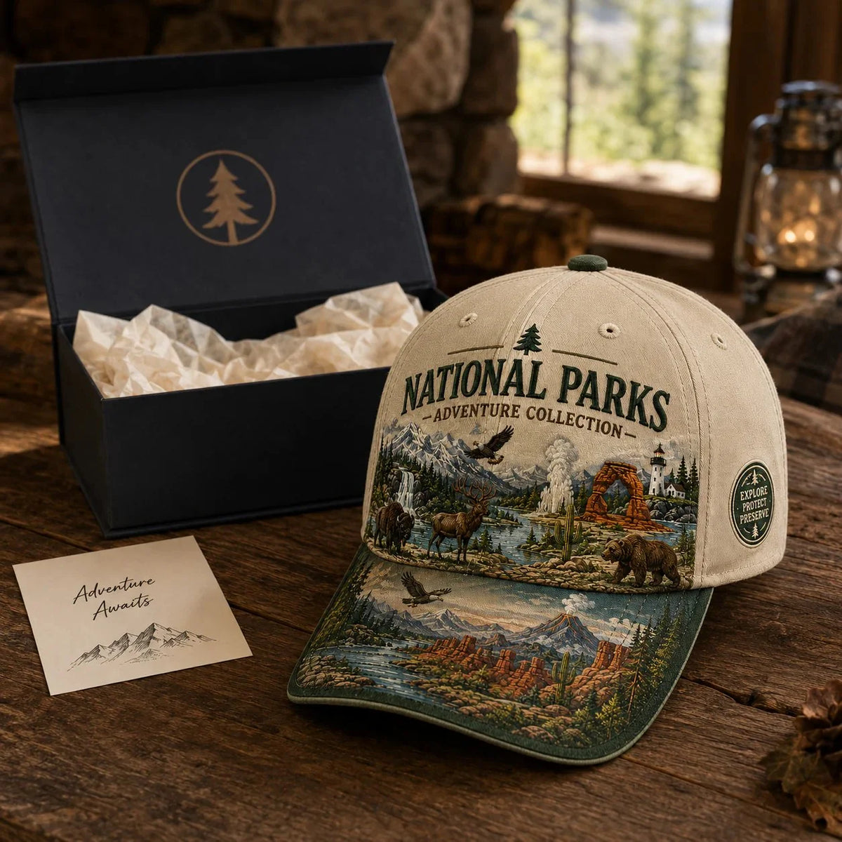 Vehicle-Ready National Park Adventure Cap – Carry the Outdoors