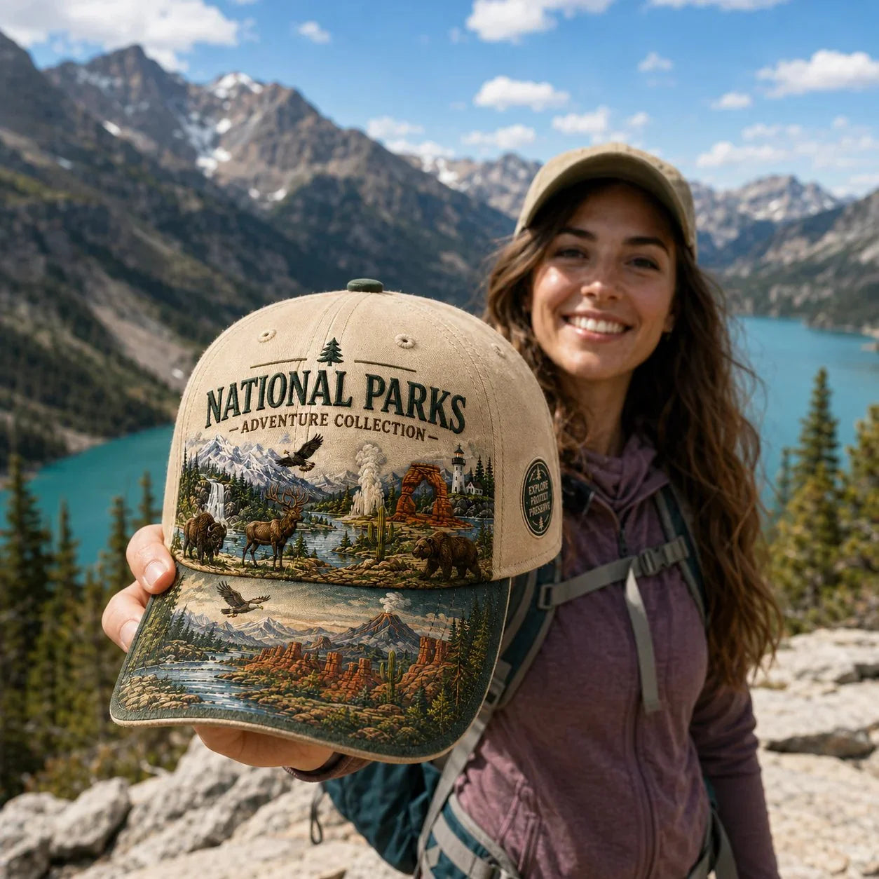 Vehicle-Ready National Park Adventure Cap – Carry the Outdoors