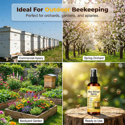 Purpose-Built Natural Outdoor Bee Attractant Spray for Everyday Use
