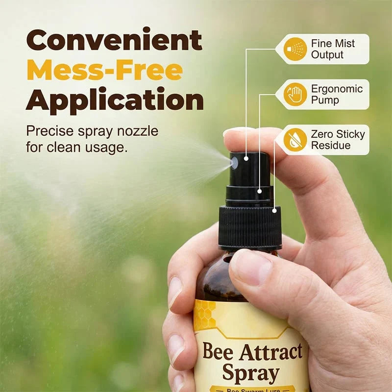 Purpose-Built Natural Outdoor Bee Attractant Spray for Everyday Use