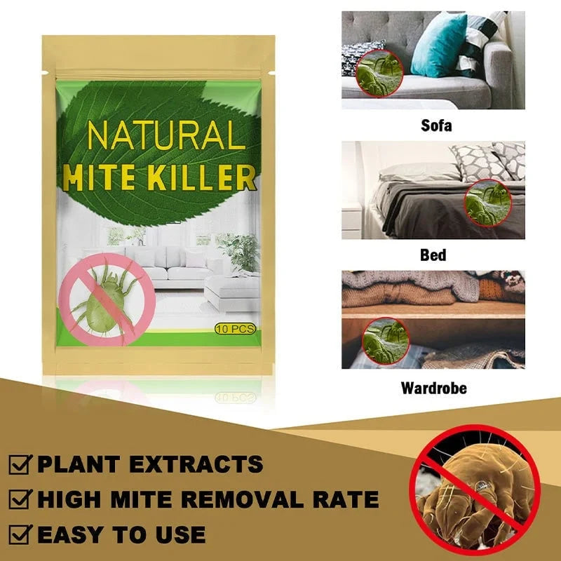 Space-Saving Natural Mite Control Sachet（Quantity-10 PCS /
