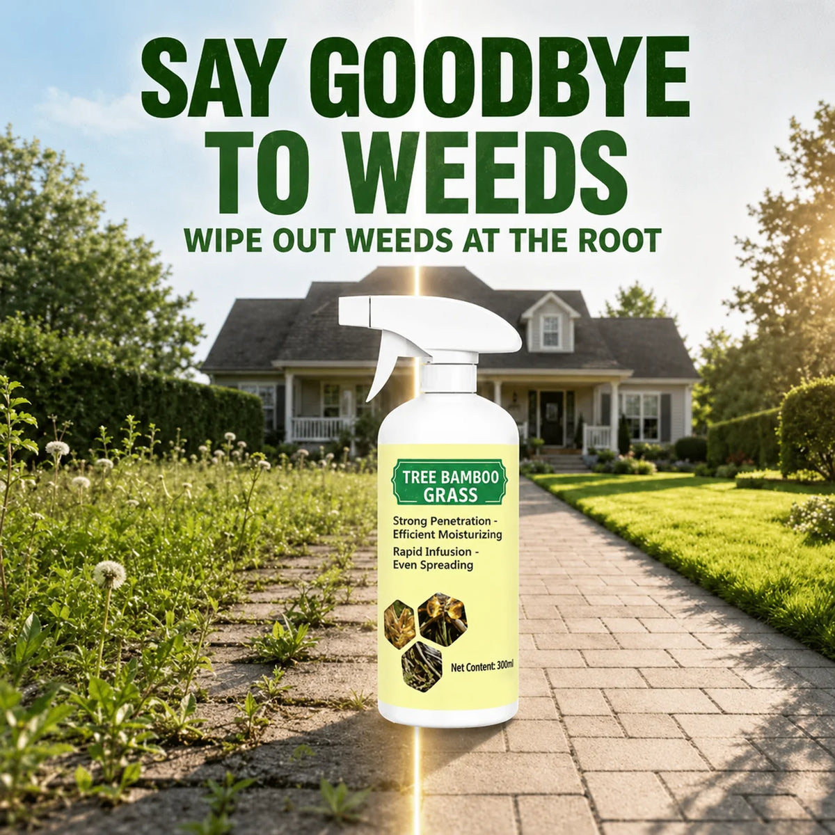 Purpose-Built Fast-Acting Natural Weed & Grass Killer