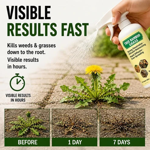 Purpose-Built Fast-Acting Natural Weed & Grass Killer