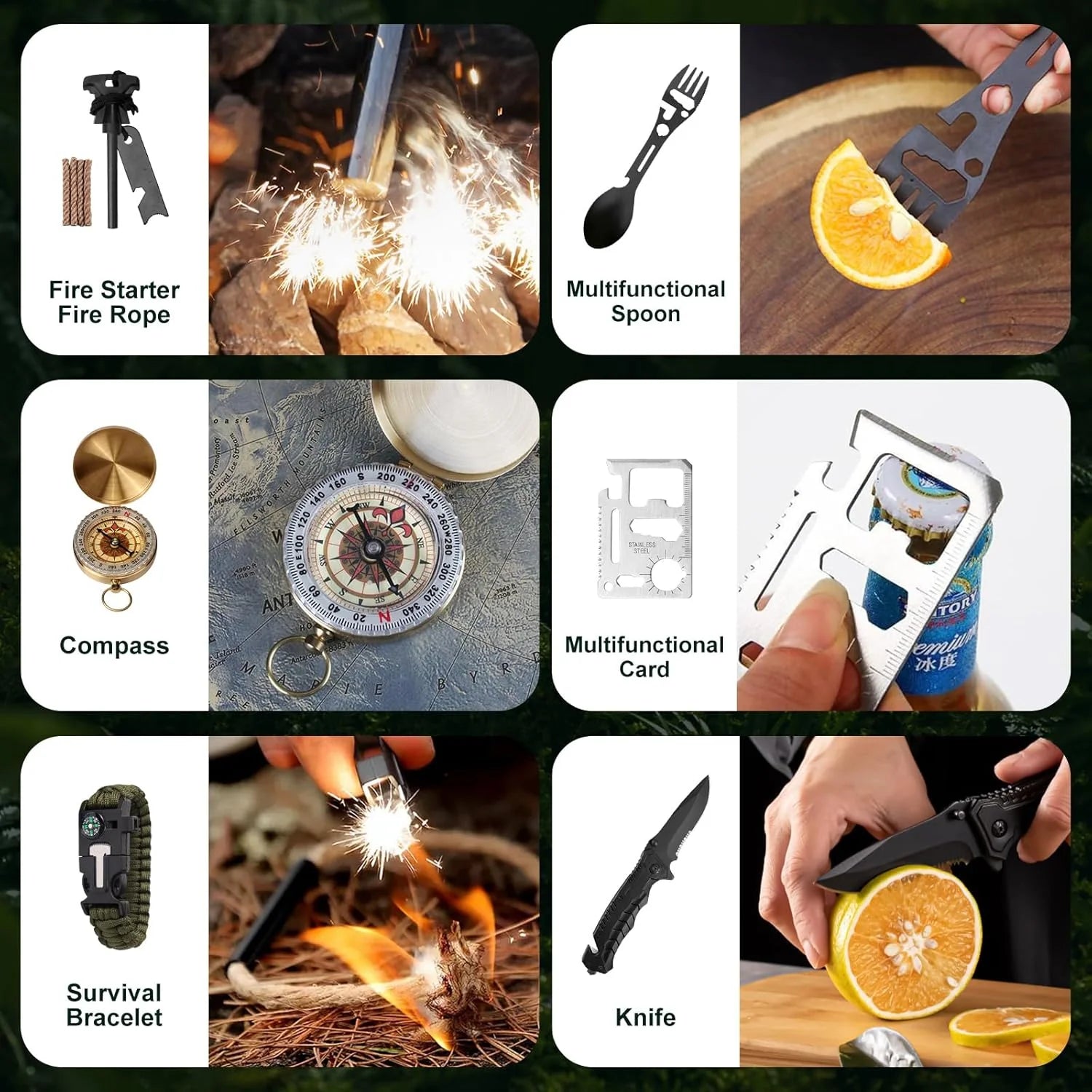 Purpose-Built 24-Day Survival Advent Calendar-Emergency Gear