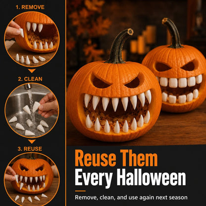 Decorative Monster Grin Pumpkin Decorating Kit – Create Bold 3D