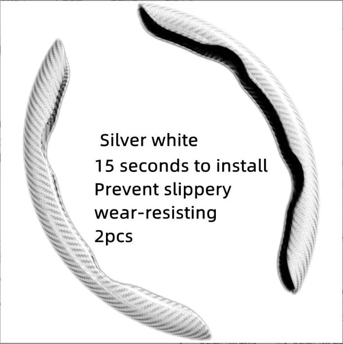 Vehicle-Ready Non-Slip Car Steering Wheel Cover for 15 Inch