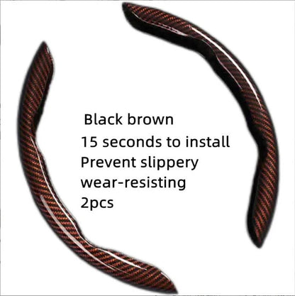 Vehicle-Ready Non-Slip Car Steering Wheel Cover for 15 Inch