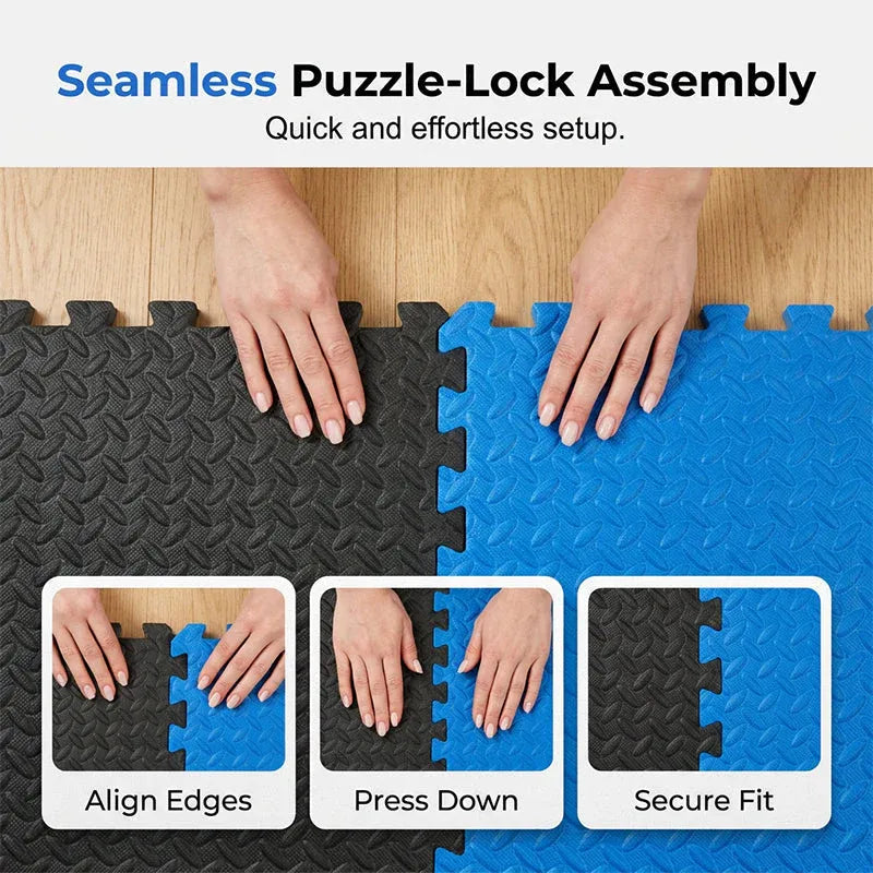 Hands-On Non-Slip EVA Foam Puzzle Play Mat Set – High-Density