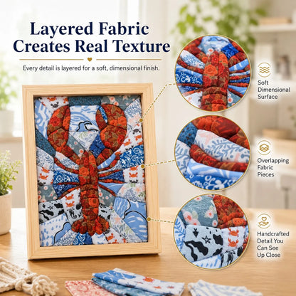 Hands-On No-Sew Kinusaiga Fabric Art Kit – DIY Fabric Tucking Wall