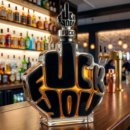 Purpose-Built Novelty Middle Finger Whiskey Decanter