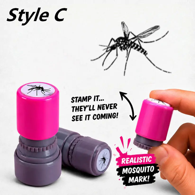 Hands-On Realistic Mosquito Prank Stamp Toy for Creative Play
