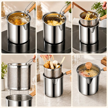 Practical Personal Mini Deep Fryer Set – Stainless Steel P – Onal Mini