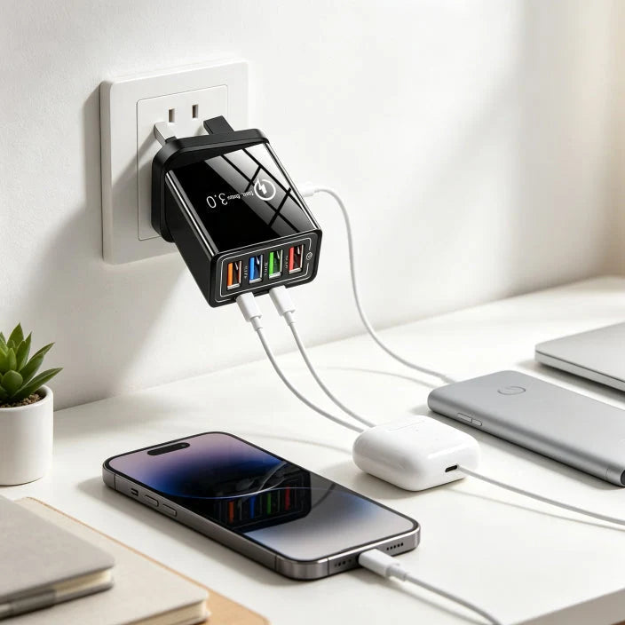 Purpose-Built One Charger. Four Devices. Zero Waiting for Everyday Use