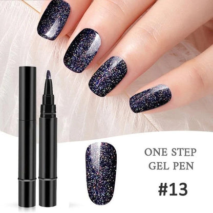 Decorative Tijdelijke actie: 1+1 gratis One Step Nagelgel Pen Gratis