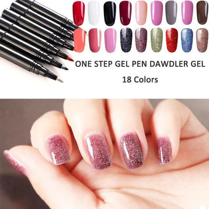 Decorative Tijdelijke actie: 1+1 gratis One Step Nagelgel Pen Gratis