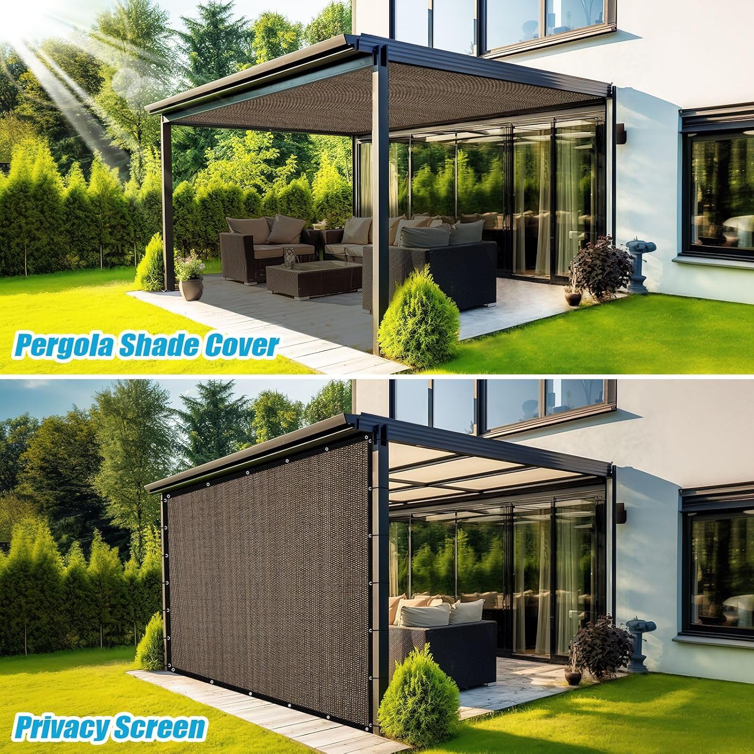 Purpose-Built Summer Outdoor courtyard shade net for Everyday Use