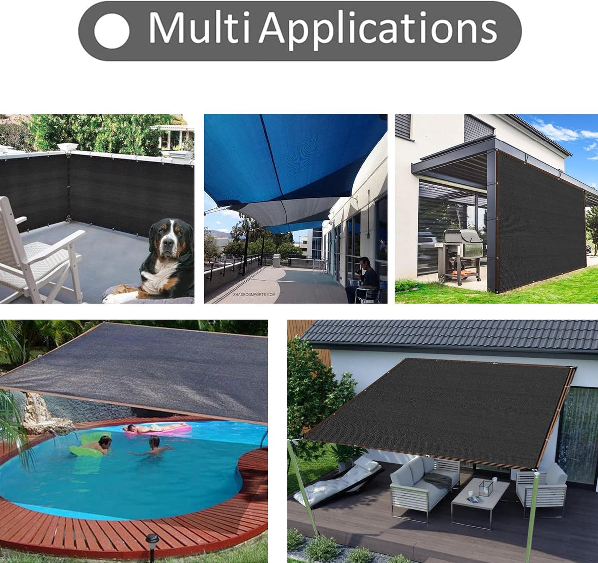 Outdoor-Ready Shade Cloth Net – UV – & Pergola for Garden Display
