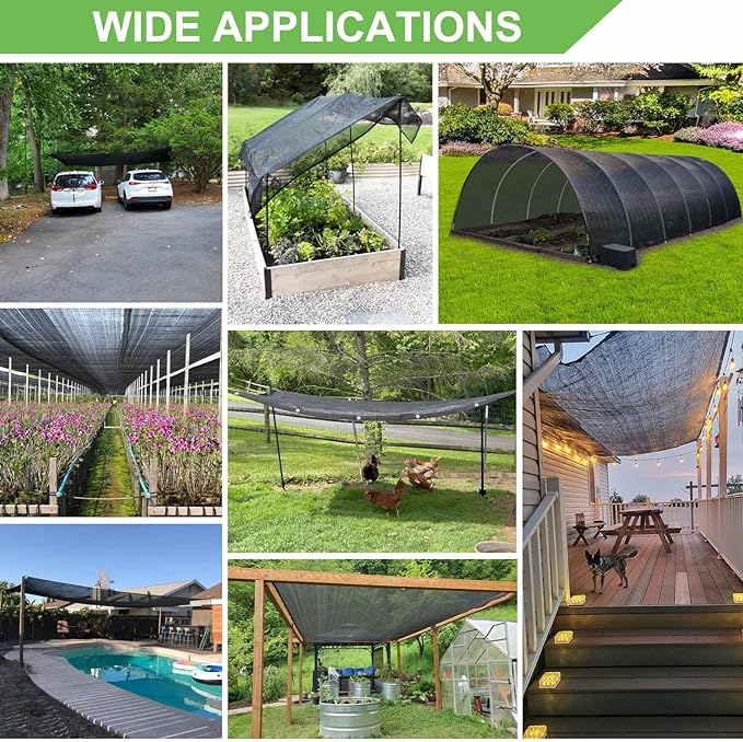 Outdoor-Ready Shade Cloth Net – UV – & Pergola for Garden Display