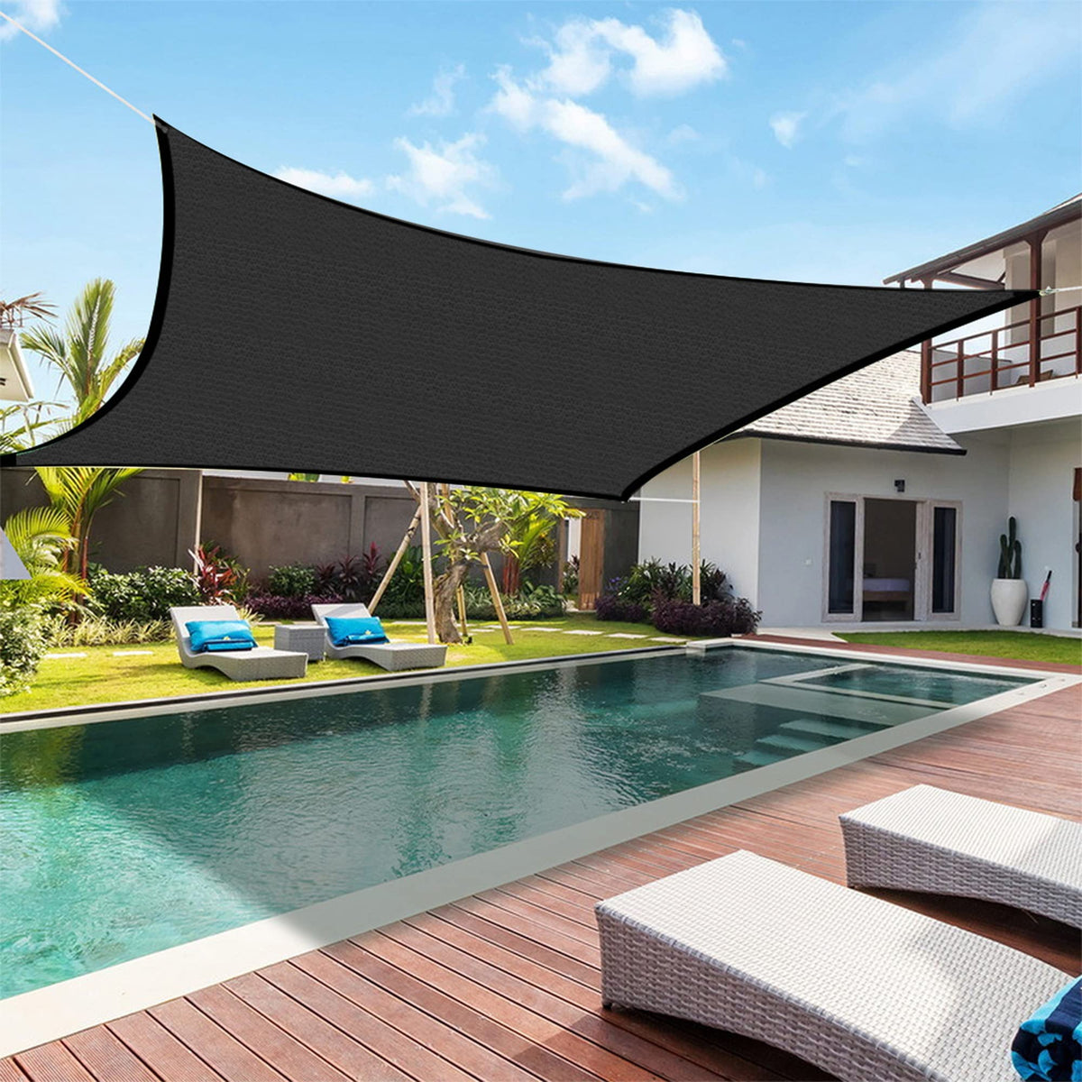 Outdoor-Ready Shade Cloth Net – UV – & Pergola for Garden Display