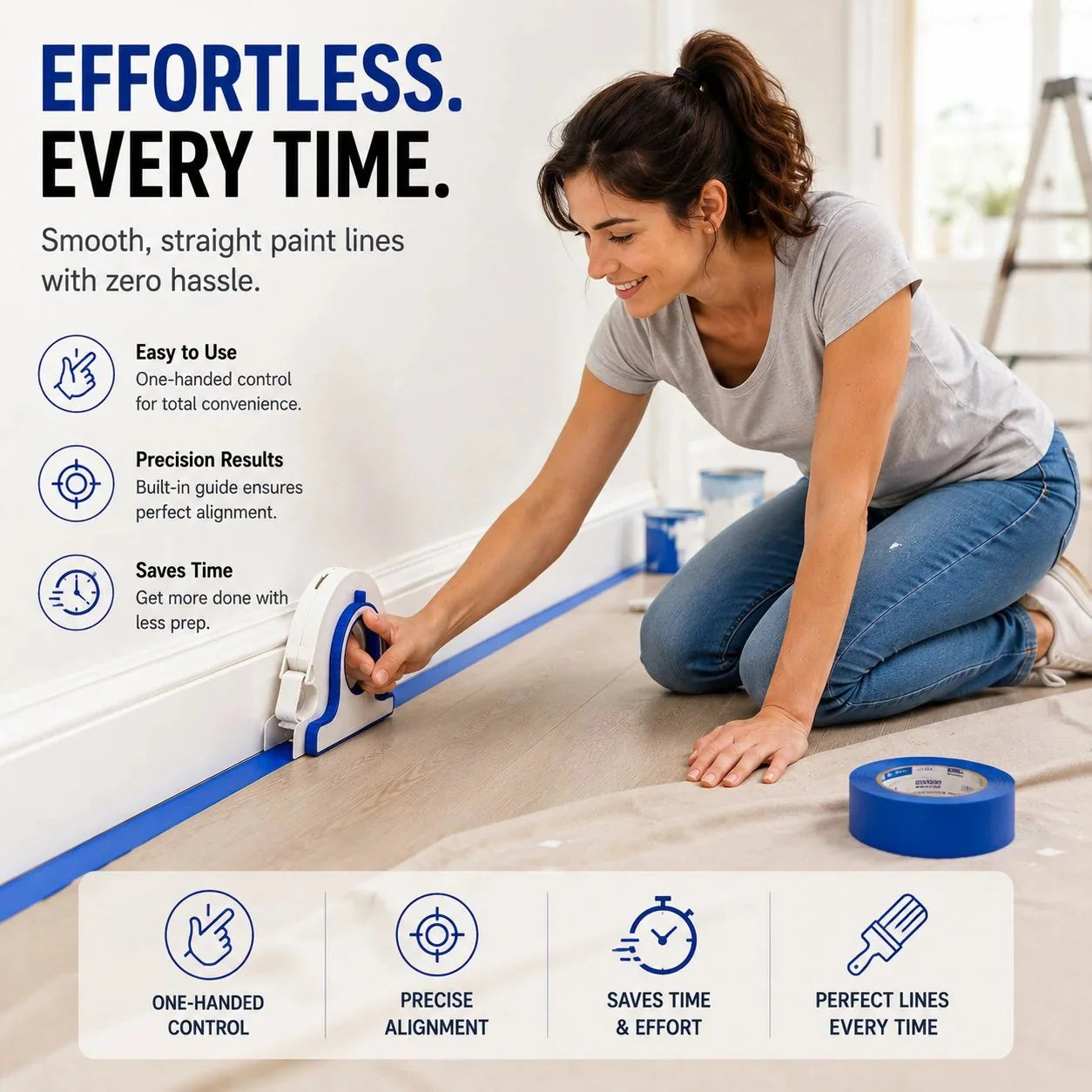 Task-Ready High-efficiency Painter – Tape Applicator for Home Upkeep