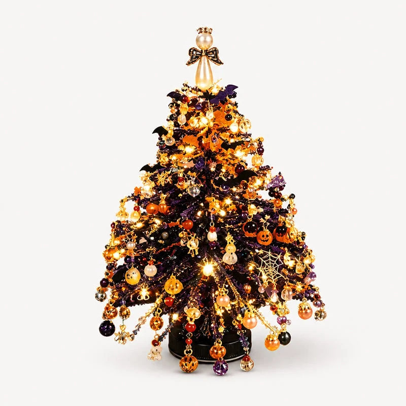 Hands-On Mini Tabletop DIY Beaded Tree Craft Kit – Handmade Holiday