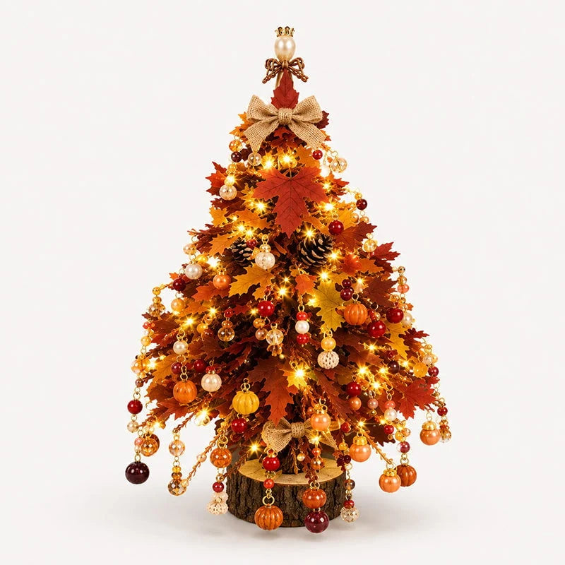 Hands-On Mini Tabletop DIY Beaded Tree Craft Kit – Handmade Holiday