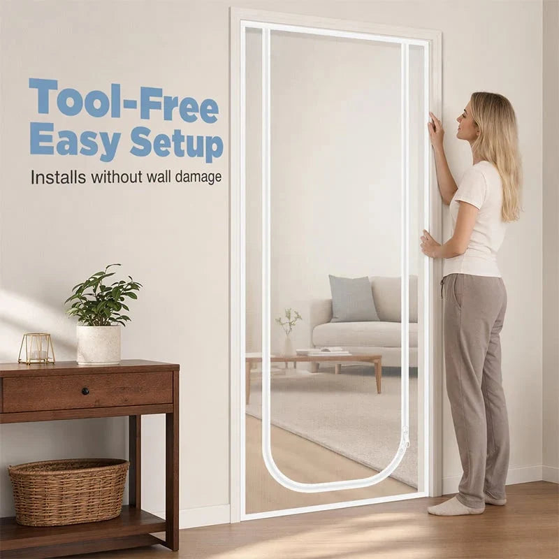 Pet-Friendly Mesh Screen Door for Daily Pet Care
