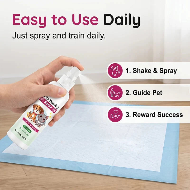 Pet-Friendly Pet Potty Training Spray for Dogs &