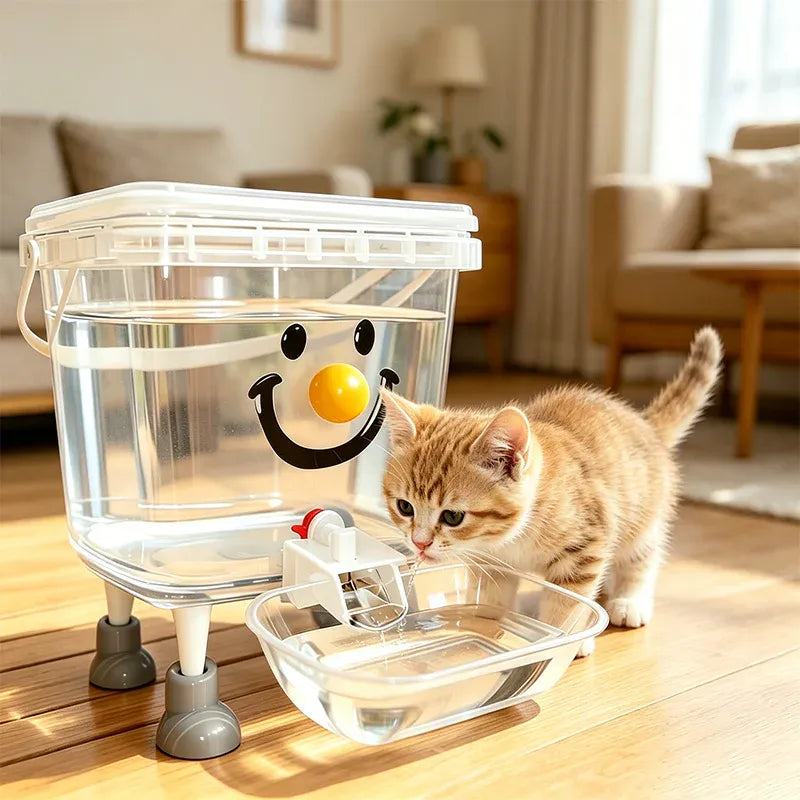 Distinctive Pet Water Dispenser with Large Capacity for Everyday Wear