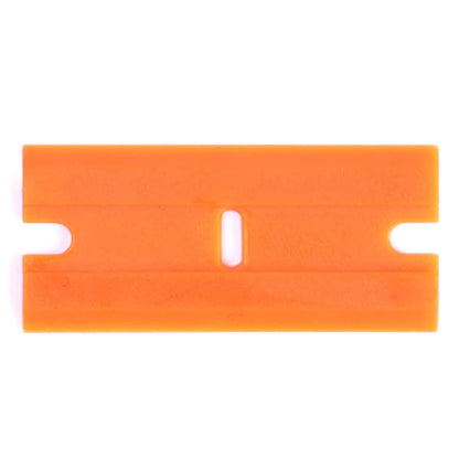 Plastic Razor-Blade Scraper with Ergonomic Handle and Spare Blades