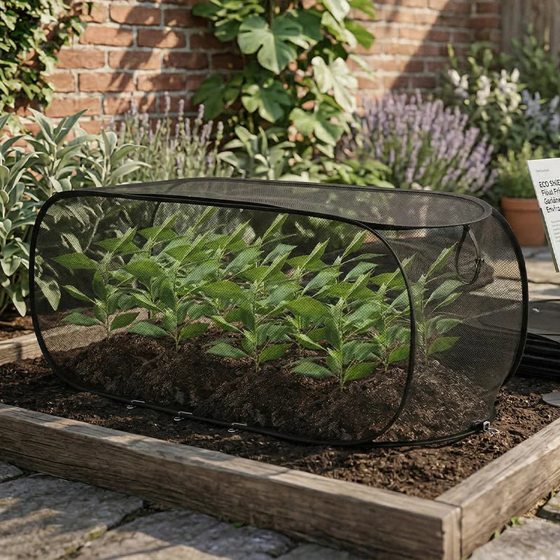 Purpose-Built Foldable Pop-Up Plant Mesh Cover – Protects Plants