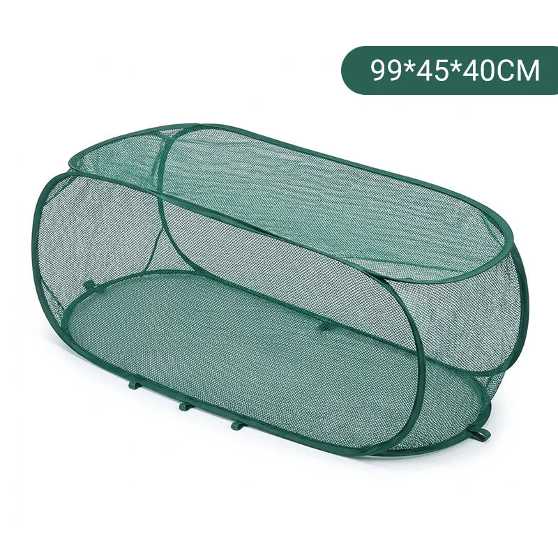 Purpose-Built Foldable Pop-Up Plant Mesh Cover – Protects Plants