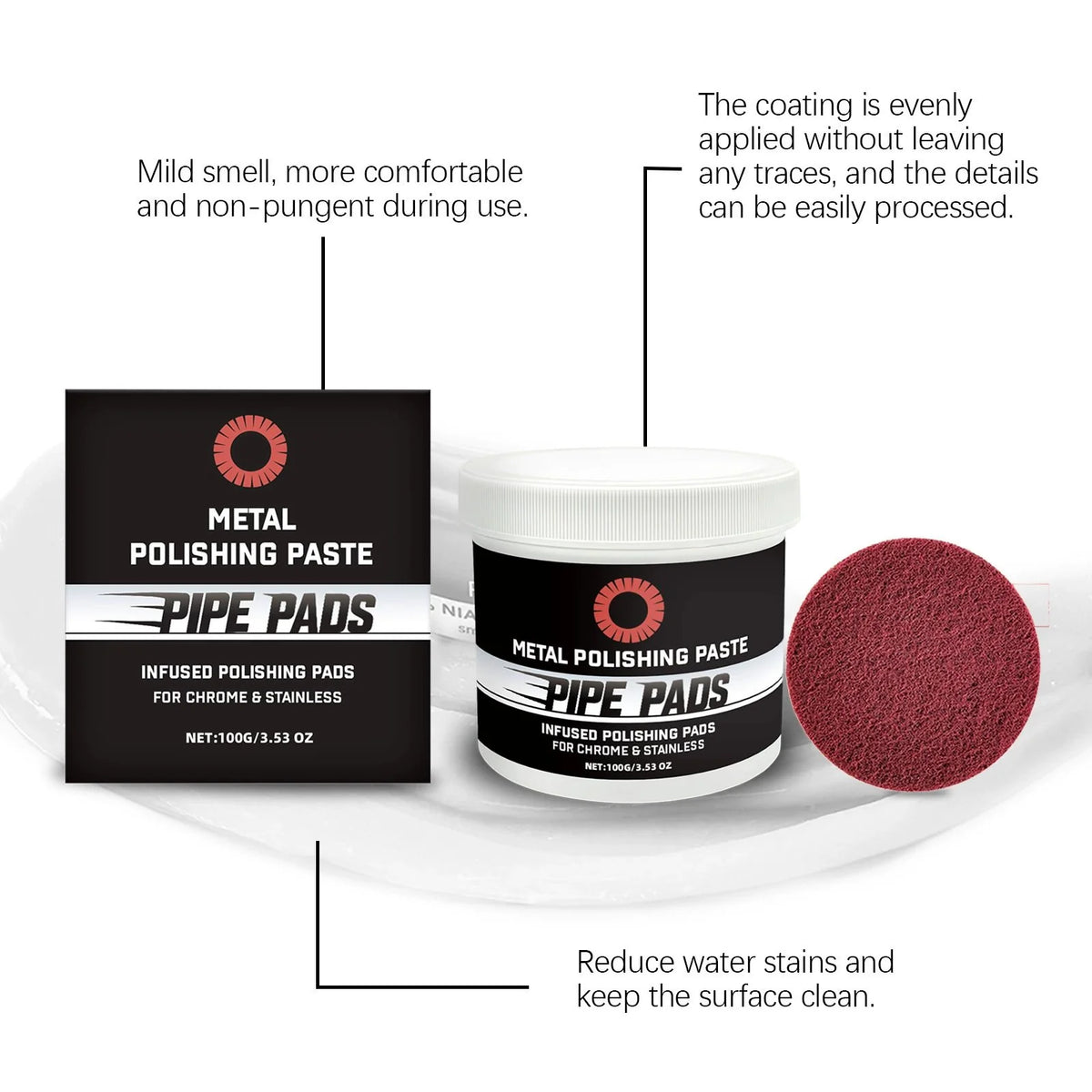 Purpose-Built Pipe Dream Polishing Pads – Shine Made