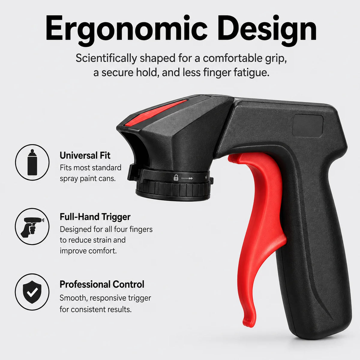Portable Handle Attachment for Assisted Spray Painting
