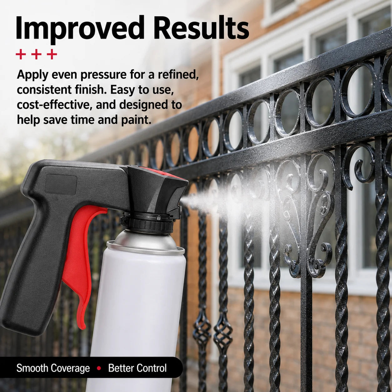 Portable Handle Attachment for Assisted Spray Painting