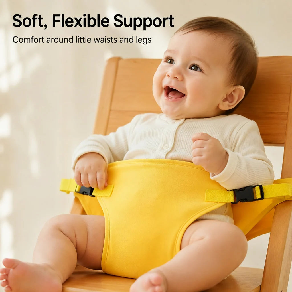 Purpose-Built Portable Baby Chair Harness Safety Belt – Foldable