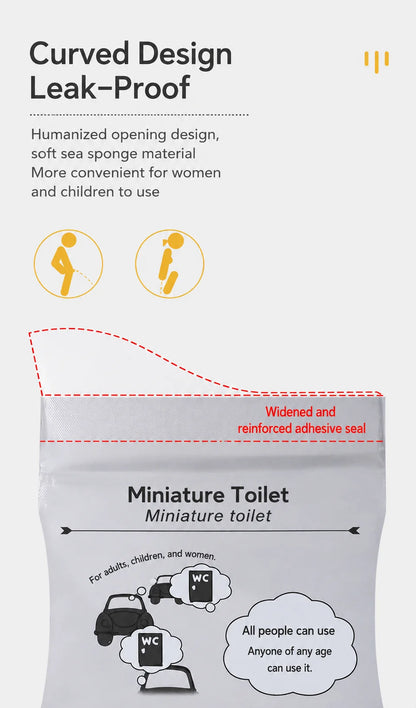 Distinctive 700ml Large Capacity Emergency Urine Bags – Portable