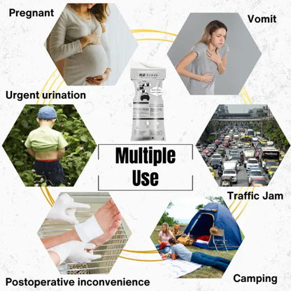 Distinctive 700ml Large Capacity Emergency Urine Bags – Portable